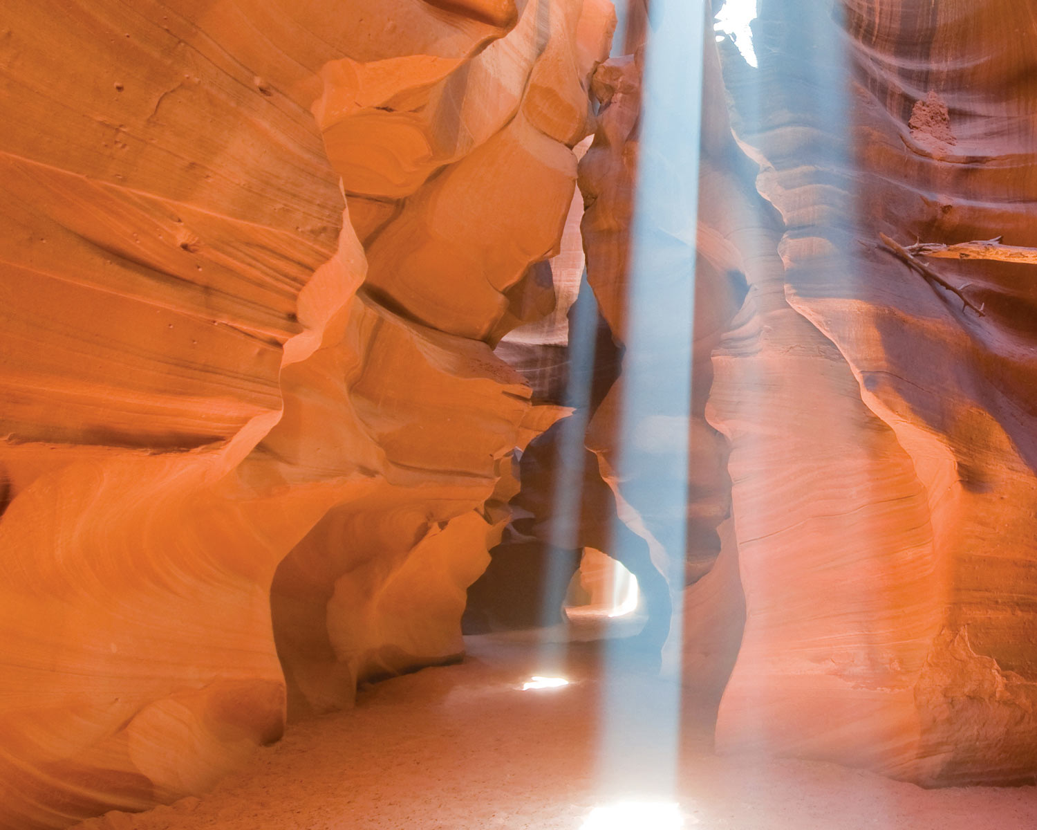 a view from within Antelope Canyon